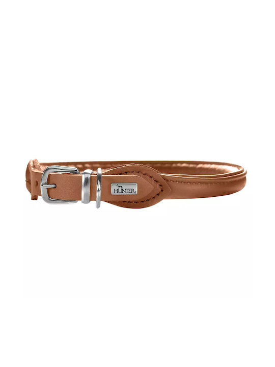 Hunter Round Soft Elk Petit Leather Collar 32 XS Black