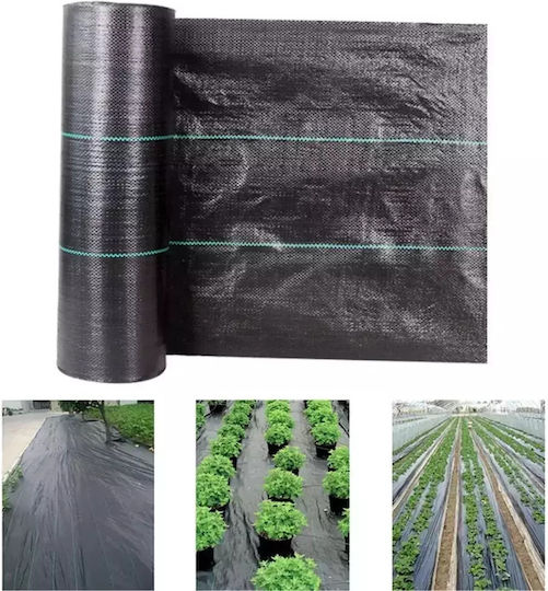000.230.18143 Ground Cover Fabric 100g/m² 2x20m Black