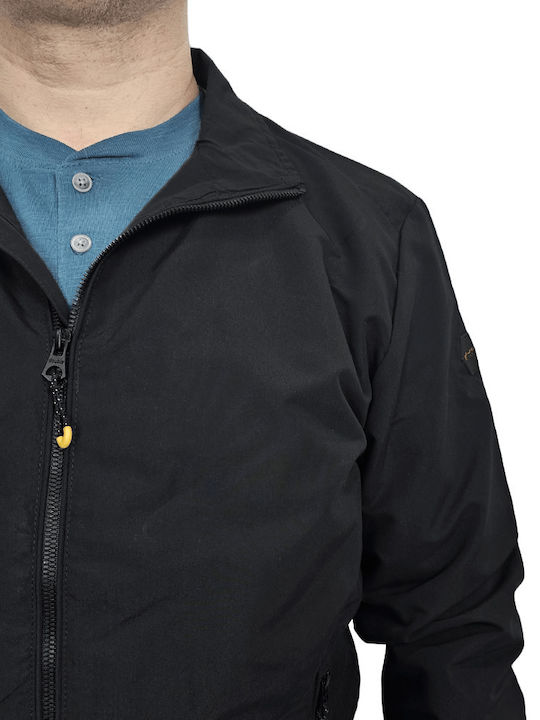 Geci Barbati Bomber Culoare Full Face Negru