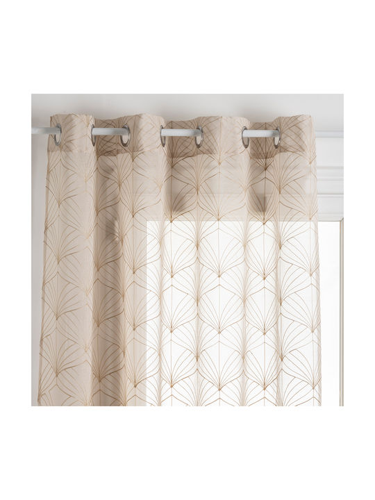 Vorhang mit Grommets Beiges 140x240cm