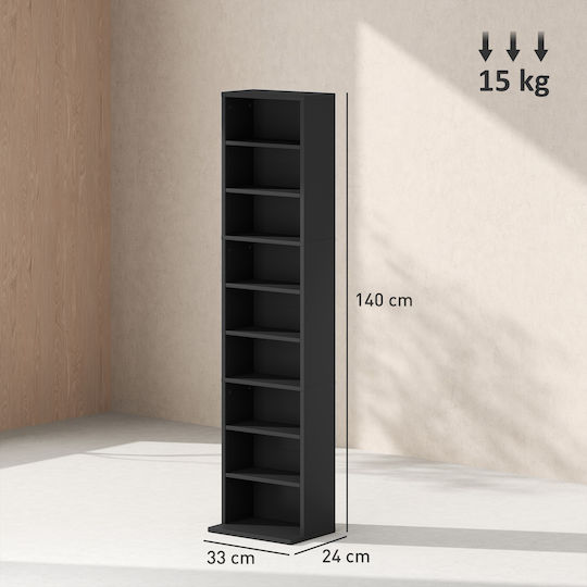 HomCom Floor Standing Case 260 CD 33x24x140cm