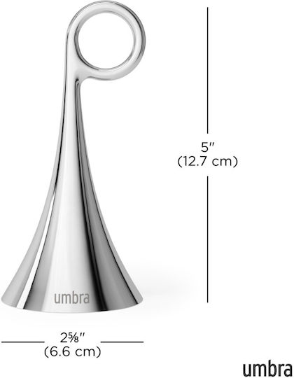 Clopot Decorativ Umbra Alamă Crom Isa Ø7x13