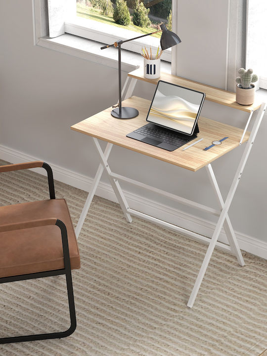 Desk Wooden White 81.5x62x86.5cm