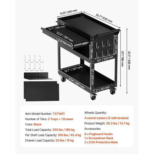 Vevor Metallic Tool Carrier