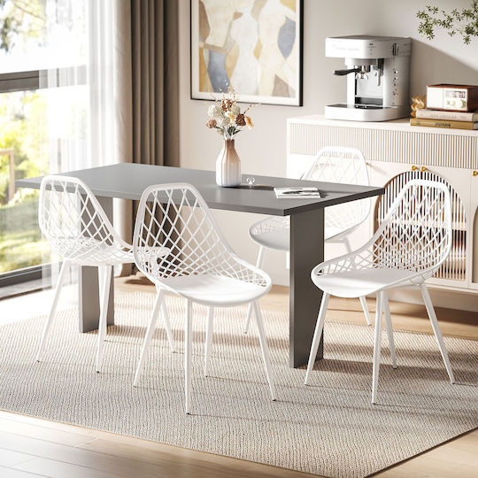 Stühle Speisesaal White 4Stück