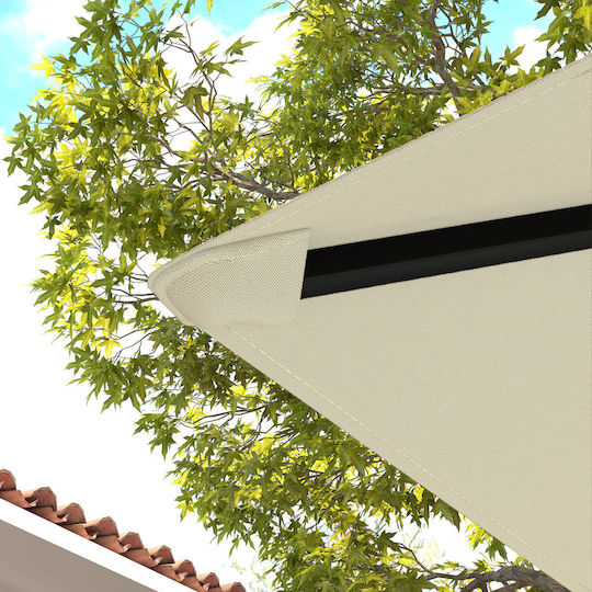Outsunny Gazebo Cover White 3x3m