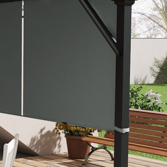 Outsunny Κάλυμμα για Κιόσκι Γκρι 3x3m
