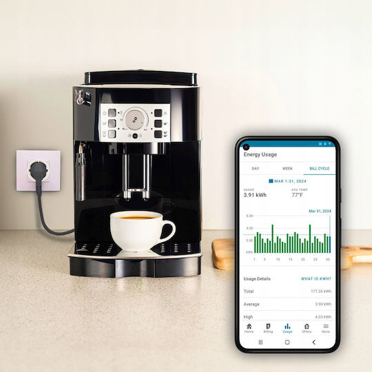 Extralink Smart Μονόπριζο με Διακόπτη και Τηλεχειριστήριο