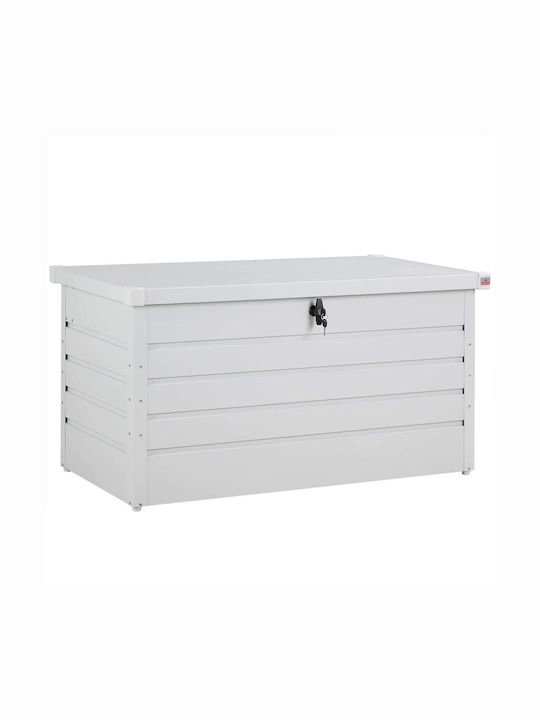 Gardebruk Cutie de depozitare pentru exterior Metalic 360lt Gri L120xW62xH63buc