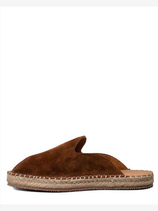 Men's Suede Casual Shoes Tabac Brown