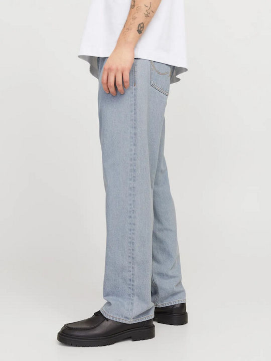 Ανδρικό Παντελόνι Τζιν με Loose Baggy Εφαρμογή Μπλε