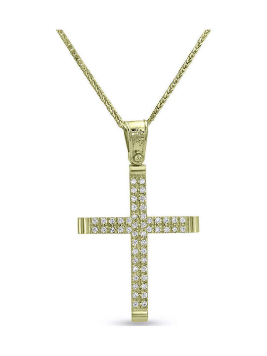 CHrysolithos Women's Gold Cross 9K