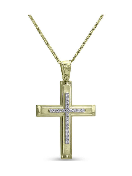 CHrysolithos Women's Gold Cross 14K