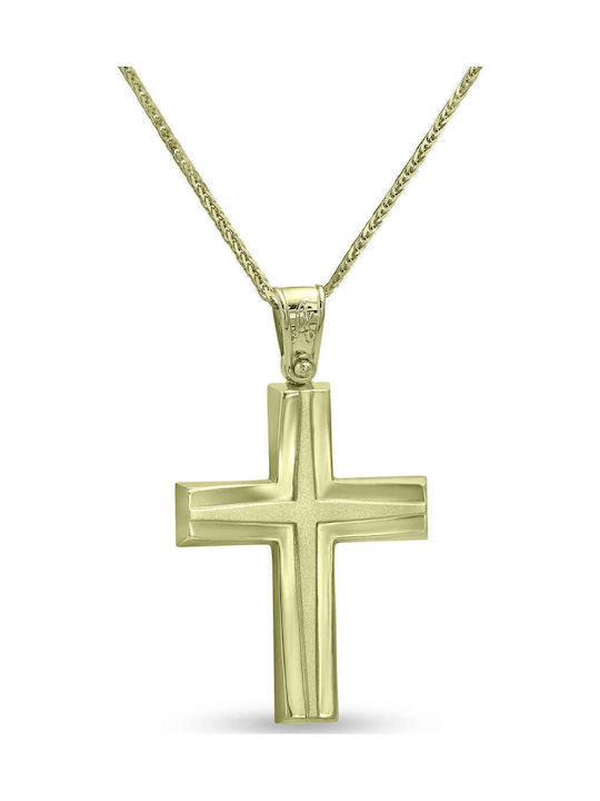 CHrysolithos Men's Gold Cross 9K