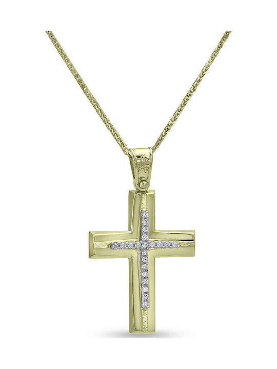 CHrysolithos Women's Gold Cross 14K