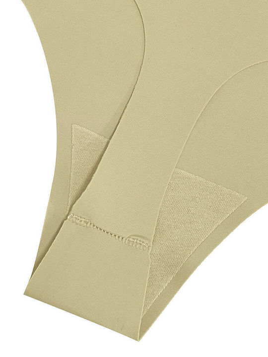 Uomo Tightening Corset Seamless Beige