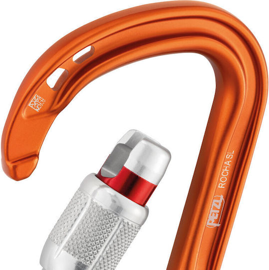 Petzl Carabiner Screw Lock Rocha Orange Orange