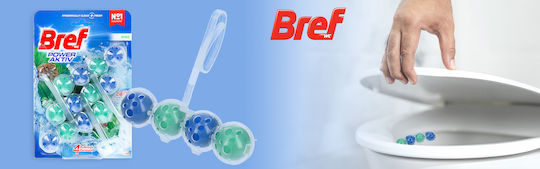 Bref Power Activ Блок Тоалетна с Аромат Pine 3x50гр