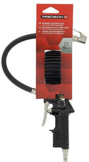 Precision Steel Air Pressure Gauge Gun Maximum Pressure 10bar 211410