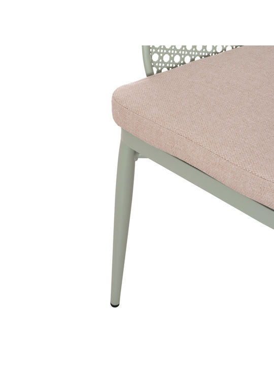Garden & Outdoor Furniture Sets Dining Room for Small Balcony Lounge 3 Pieces Pistachio with Pillows