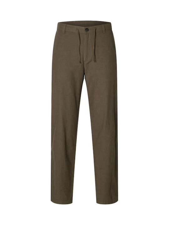 Selected Trousers Chino Forest Night