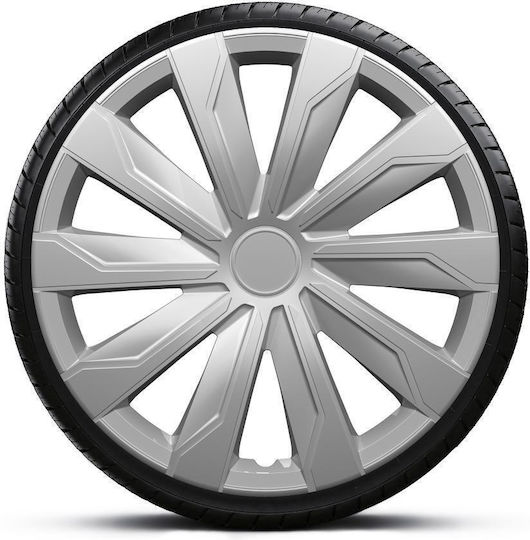 Xl Abdeckung Radkappe 1 Stk. 15" Silber 550001