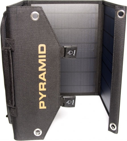 18V Solarpanel 30W Faltbar Tragbar 3 USB-Anschlüsse DC-Ausgang PS-30