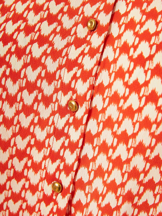 Women's Long Sleeve Shirt Orange