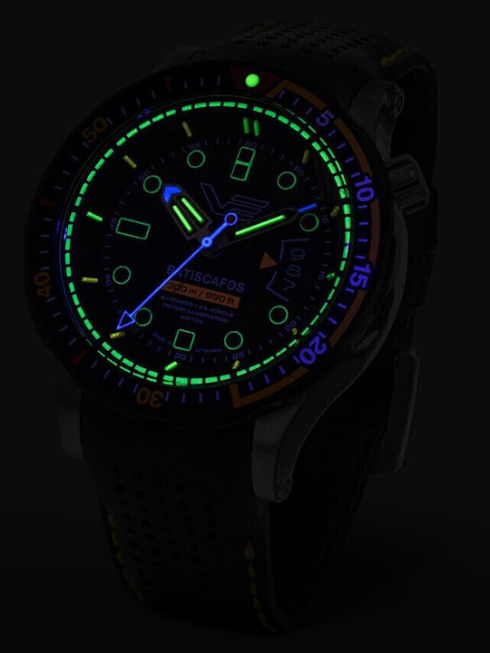 Vostok Europe Men's Watch Automatic with Black Leather Strap