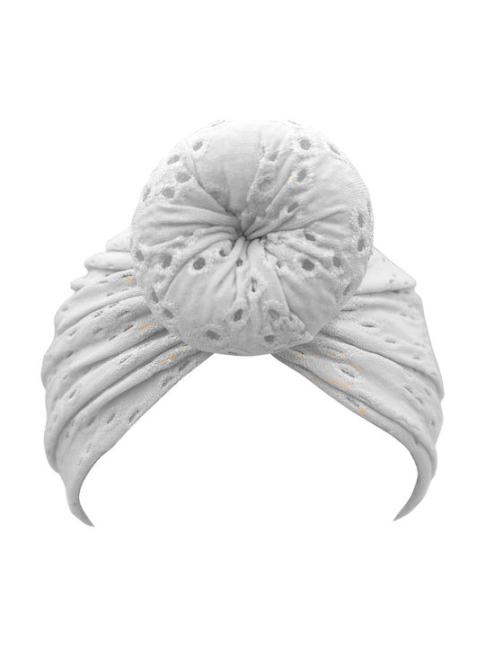Brims and Trims Τουρμπάνι σε Λευκό Χρώμα