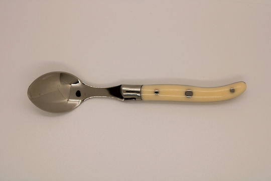 Lou Laguiole Löffelset Dessert / Eiscreme Acryl Silber 6Stück