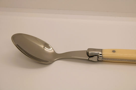 Lou Laguiole Löffelset Acryl Silber 6Stück