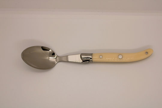 Lou Laguiole Löffelset Acryl Silber 6Stück