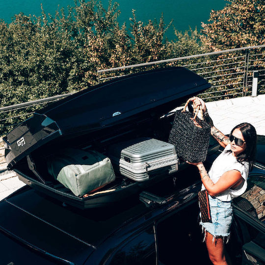 G3 Gp Rapture Car Roof Box with Dual-Side Opening 520lt Black