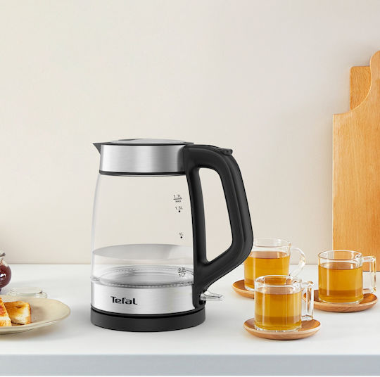 Tefal Wasserkocher 1,7l 2200W Silber Ki605830