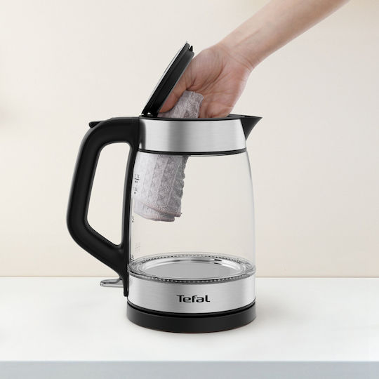 Tefal Wasserkocher 1,7l 2200W Silber Ki605830