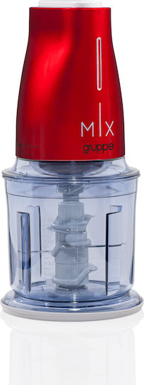Gruppe PDH 700 Πολυκόπτης Multi 600W με Δοχείο 700ml Κόκκινος
