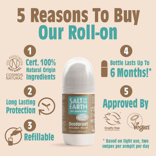 Salt of the Earth Salt Earth Αποσμητικό σε Roll-On