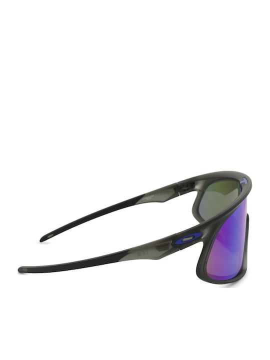 Oakley Rslv Unisex Sunglasses with Gray Frame and Gray Lens