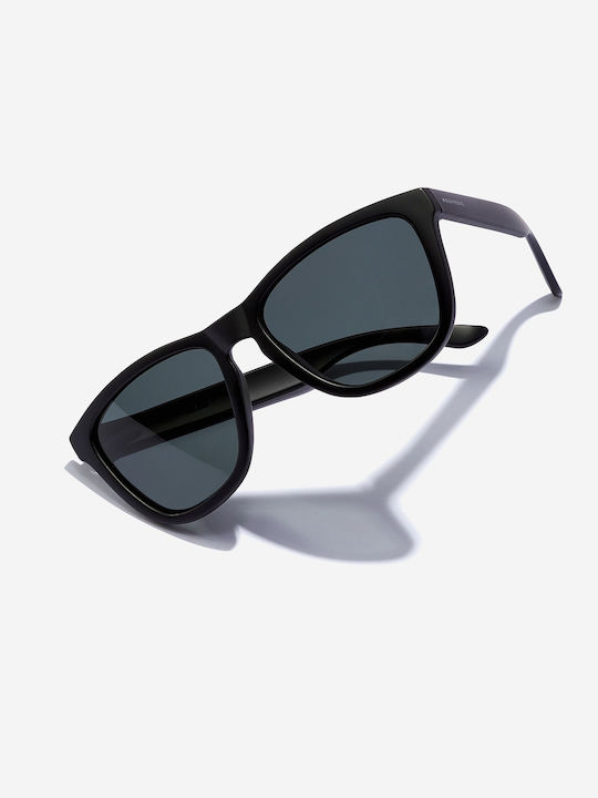 Hawkers Unisex Sunglasses with Black Frame and Black Polarized Lens