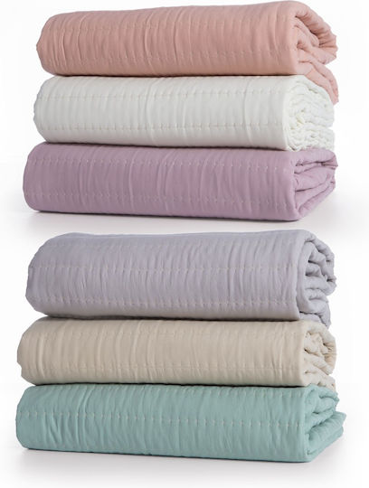 Nef-Nef Homeware Colorfull Tagesdecke Anderthalbbetten Mikrofaser Lilac (114) 180x240cm