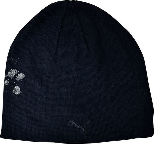 Beanie Γυναικείος Σκούφος Πλεκτός σε Μαύρο χρώμα