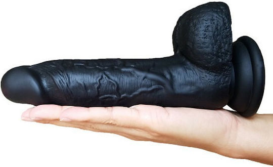Neuer Stallion Realistischer Flüssigsilikon-Dildo 20cm Schwarz