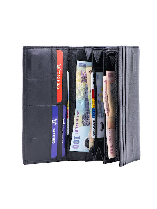 Leder Herren Geldbörse Set Schwarz