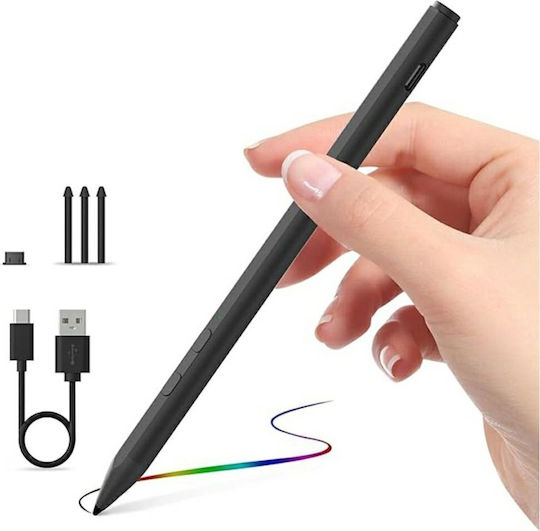 4Smarts Active Ψηφιακή Γραφίδα Αφής με Palm Rejection για Microsoft Surface Series σε Μαύρο χρώμα