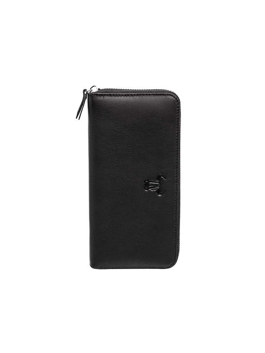 Set Leather Men's Wallet Black