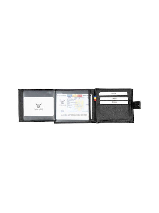 Portofel bărbătesc cu RFID Negru