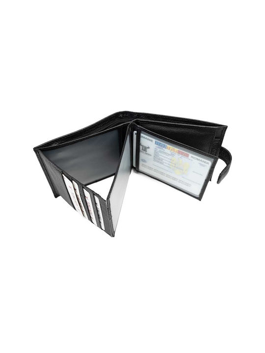 Portofel bărbătesc cu RFID Negru
