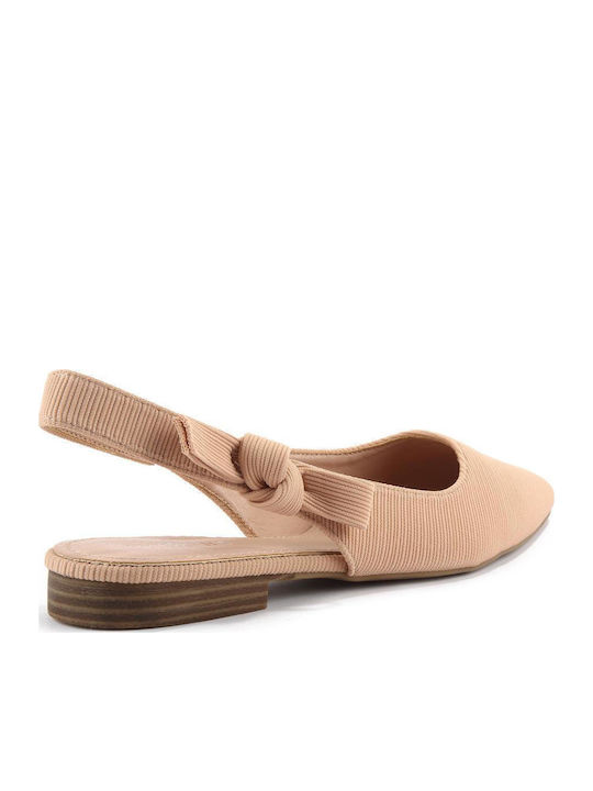 Damen Ballerinas in Beige Farbe