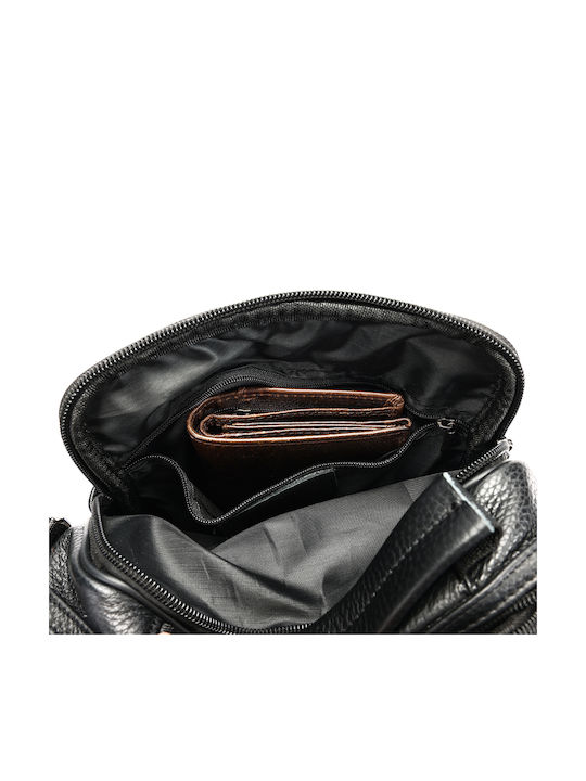 Piele Geantă pentru bărbați De umăr / tip crossbody Neagră